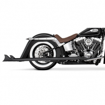 view Freedom HD00690 2.5" Classic Sharktail True-duals Exhaust, 42'S for Softail '07-'17