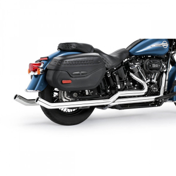 view Freedom Performance HD00932 2.5" Upswept True-Dual Straight Exhaust for Softail M8 '18-