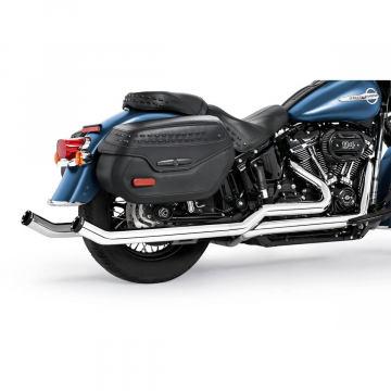 view Freedom Performance HD00933 2.5" Upswept True-Dual Straight Exhaust for Softail M8 '18-