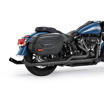 view Freedom HD00934 2.5" Upswept True-Dual Straight Exhaust for Harley Softail M8 '18-