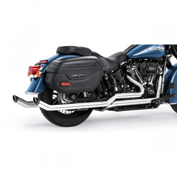 view Freedom Performance HD00938 2.5" Upswept True-Dual Slash Exhaust for Softail M8 '18-