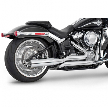 view Freedom Performance HD01292 4" Tuck & Under Racing Exhaust for Softail M8 '18-