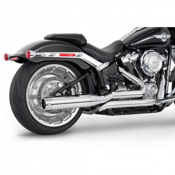 view Freedom Performance HD01303 4" Tuck & Under Eagle Exhaust for Softail M8 '18-