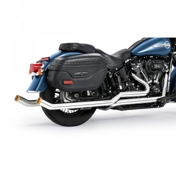 view Freedom Performance HD01450 2.5" Upswept True-Dual Straight Exhaust for Softail M8 '18-