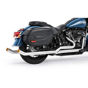 view Freedom Performance HD01451 2.5" Upswept True-Dual Straight Exhaust for Softail M8 '18-