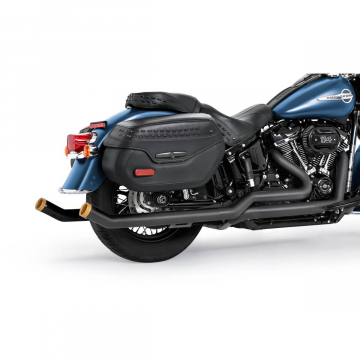 view Freedom HD01453 2.5" Upswept True-Dual Straight Exhaust for Harley Softail M8 '18-