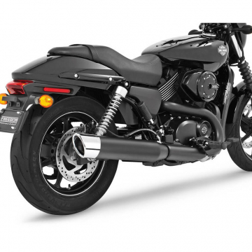 view Freedom HDS-4SOBK-LIBCR 4" Liberty Single Slip-on Exhaust for Harley-Davidson Street