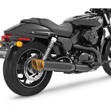 view Freedom HDS-4SOBK-RACGD 4" Racing Single Slip-on Exhaust for Harley-Davidson Street
