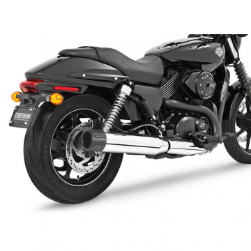 view Freedom HDS-4SOCR-EAGBK 4" Eagle Slip-on Exhaust for Harley-Davidson Street