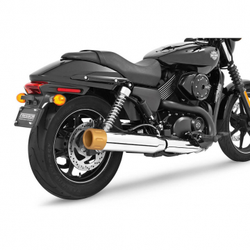 view Freedom HDS-4SOCR-EAGGD 4" Eagle Slip-on Exhaust for Harley-Davidson Street