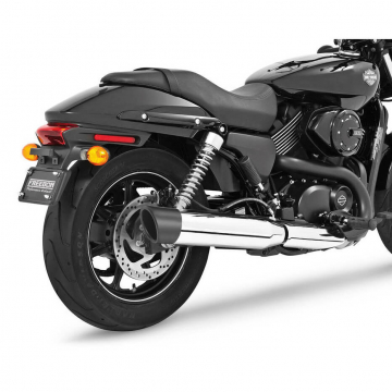 view Freedom HDS-4SOCR-LIBBK 4" Liberty Slip-on Exhaust for Harley-Davidson Street