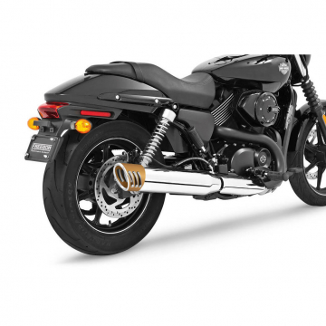 view Freedom HDS-4SOCR-RACSCPGD 4" Racing Slip-on Exhaust for Harley-Davidson Street