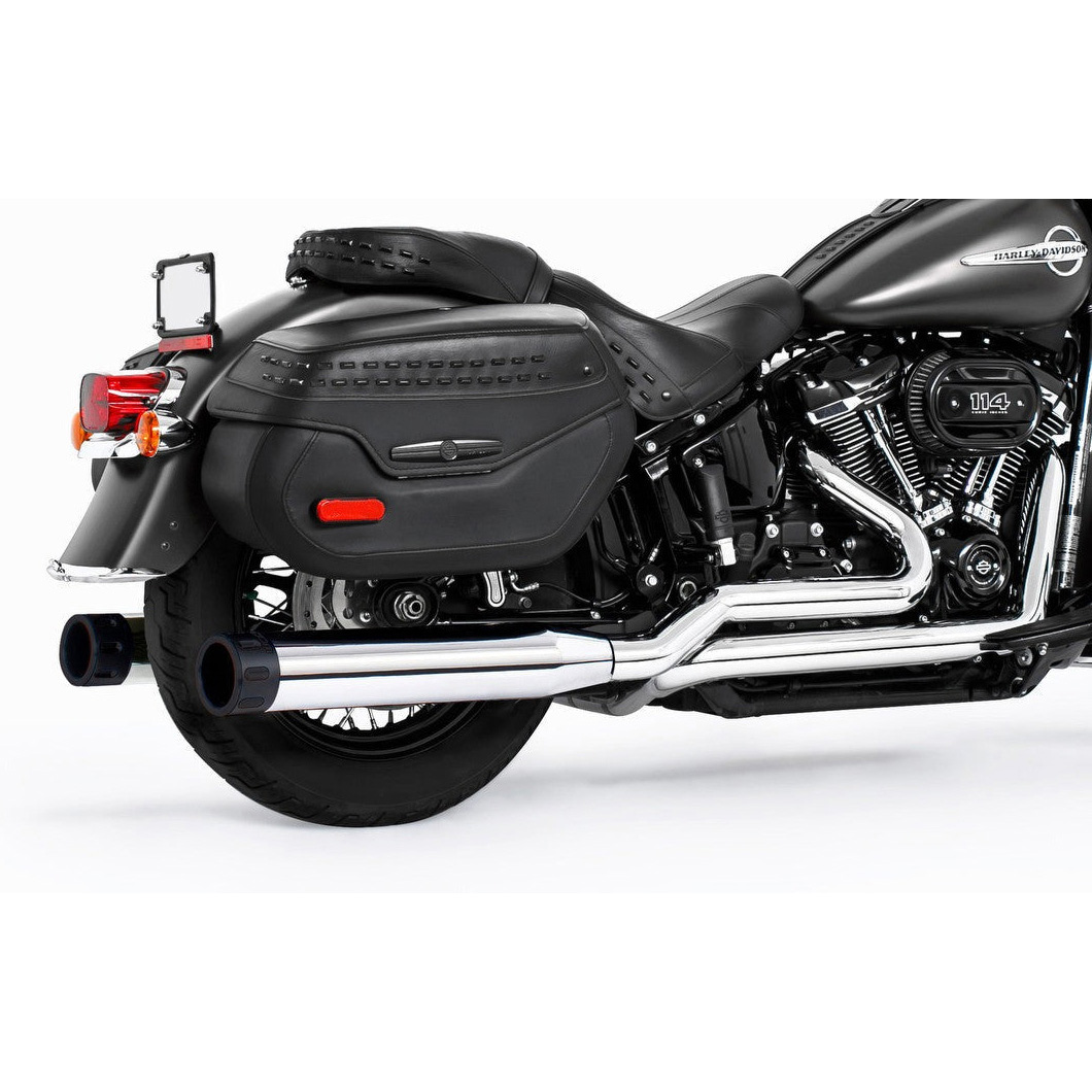 Freedom Performance EAGBK Eagle Truedual Full Exhaust for Harley