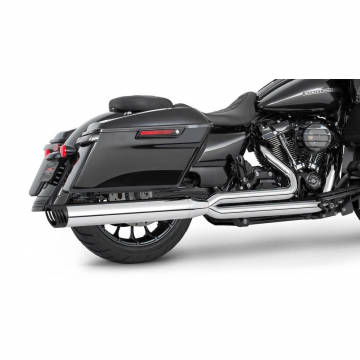 view Freedom HDT-42N11723CR-RACBK 4" Union Racing Exhaust for Harley Touring '17-