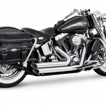 view Freedom Performance HD00035 Amendment Slash Exhaust for Harley Softail '86-'17