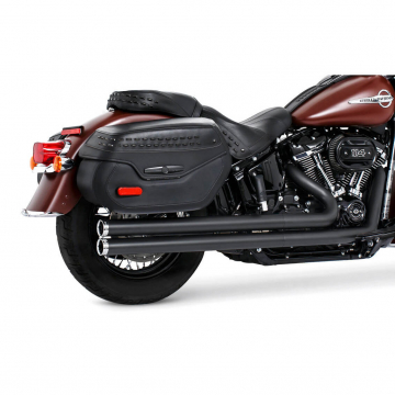 view Freedom Performance Independence Exhaust, Chrome for Softail Rocker & Breakout '08-'17