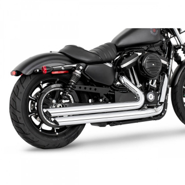 view Freedom Performance HD00118 Patriot Long Exhaust, Chrome for Harley Sportster '04-'22