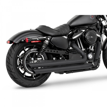 view Freedom Performance HD00119 Patriot Long Exhaust, Black for Harley Sportster '04-'22