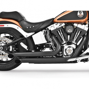 view Freedom Performance HD00251 Turn-outs Exhaust, Black for Harley Rocker & Breakout '08-'17