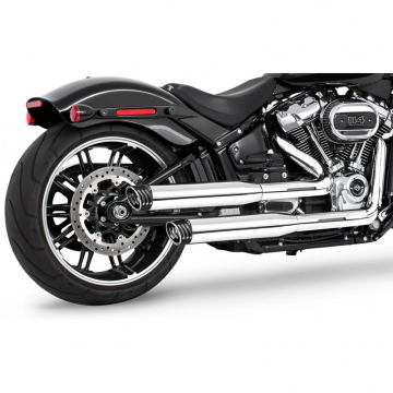 view Freedom Performance HD00713 3.25" Slip-on Exhaust for Harley Softail M8 Fat Boy & Breakout (2018-)