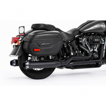 view Freedom Performance HD00800 American Outlaw 4.5" True-dual Exhaust for Harley Softail '18-
