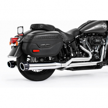 view Freedom Performance HD00804 Combat Fluted 4.5" True-dual Exhaust for Harley Softail '18-