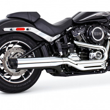 view Freedom Performance HD00906 4" Slip-on Exhaust for Harley Softail Sport Glide '18-