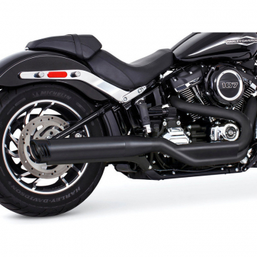 view Freedom Performance HD00908 4" Racing Slip-on Exhaust for Harley Sport Glide '18-