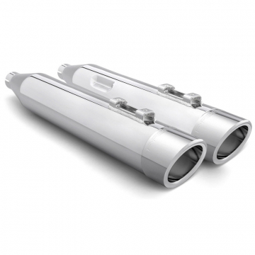 view Freedom Performance HD01379 4 in. Slip-on Exhausts for Harley Touring '95-'16