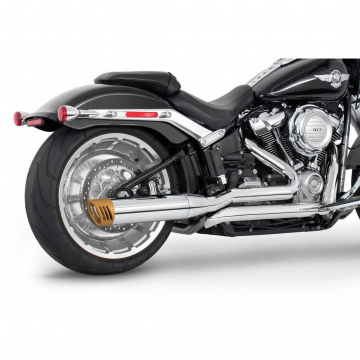 view Freedom HDST-FB4TU18CR-RACGD 4" Tuck & Under Racing Exhaust for Softail M8 '18-