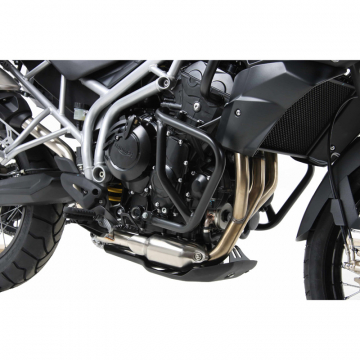 view Hepco & Becker 501.7505 00 01 Crashbar / Engine Guard Black - Tiger 800 & 800XC (2010-2014)