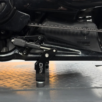 view OPM Performance Electric Center Stand for Harley V-Rod (07-17)