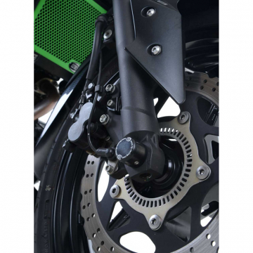 view R&G FP0128BK Front Axle Sliders for Kawasaki Ninja 300 / 250 & Z250/Z300