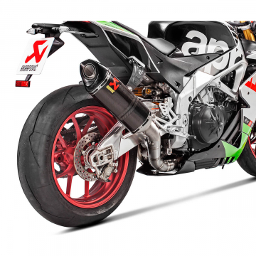 view Akrapovic S-A10E8-RC Evolution Line Full Exhaust for Aprilia RSV4 models