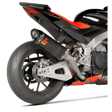 view Akrapovic S-A10E9-RC Evolution Line Full Exhaust for Aprilia RSV4/Tuono V4 models