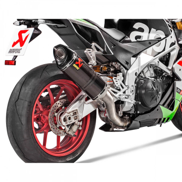 view Akrapovic S-A10SO9-RC Slip-on Line Exhaust, Carbon for Aprilia Tuono V4 1100RR / RSV4 RR
