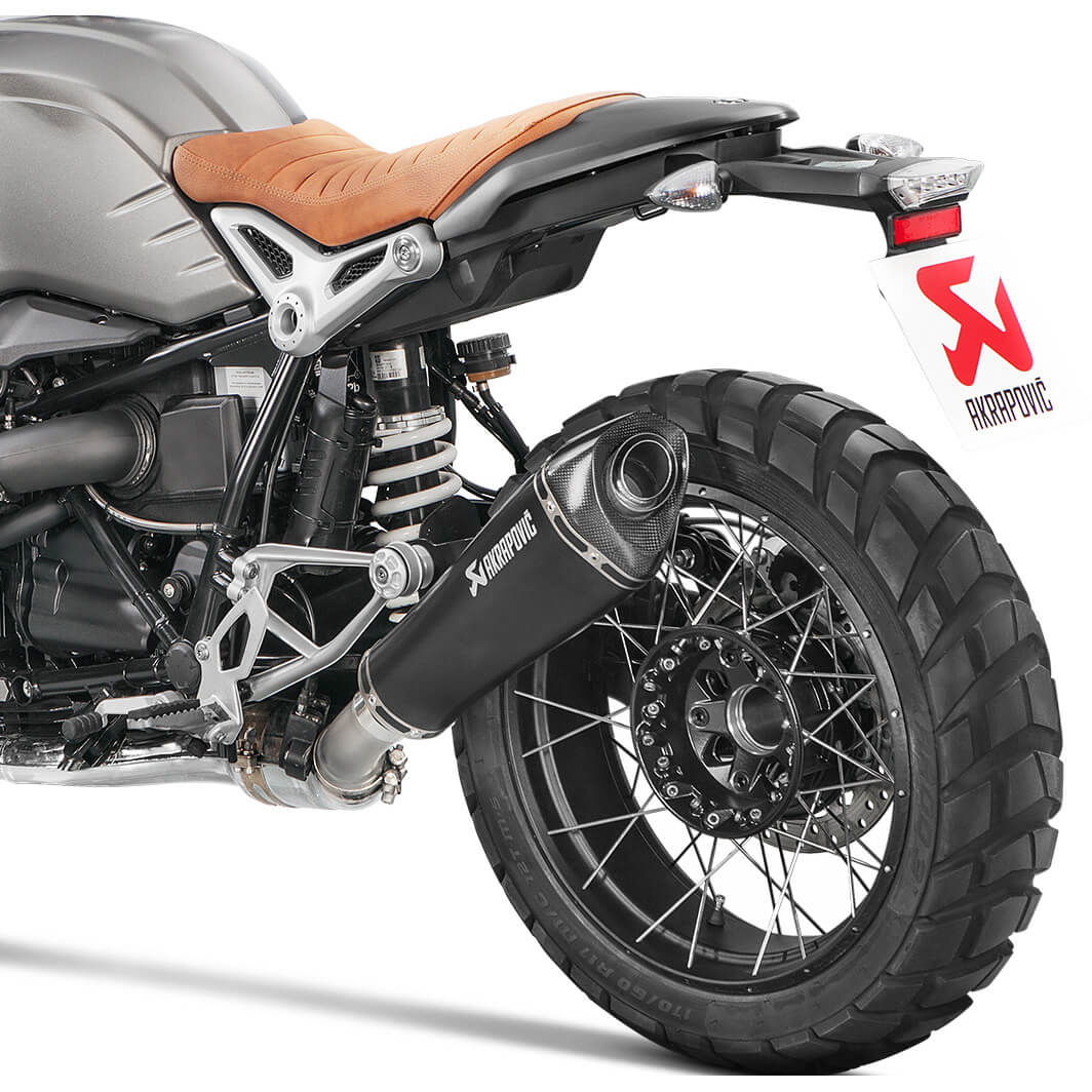 Akrapovic S-B12SO17-HBRBL Slip-on Line Exhaust, Black for BMW R