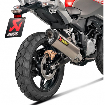 view Akrapovic S-B3R2-HRSS Racing Line Full Exhaust, Stainless Steel for BMW G310R/GS '17-'24