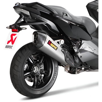 view Akrapovic S-B6SO7-HZAAT Slip-on Line Exhaust, Titanium for BMW C650 Sport '16-'19