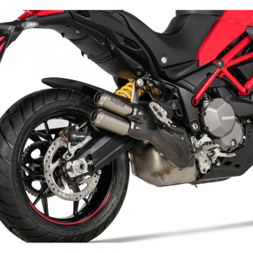view Akrapovic Slip-on Line Exhaust, Titanium for Ducati Multistrada 950/V2 '21-