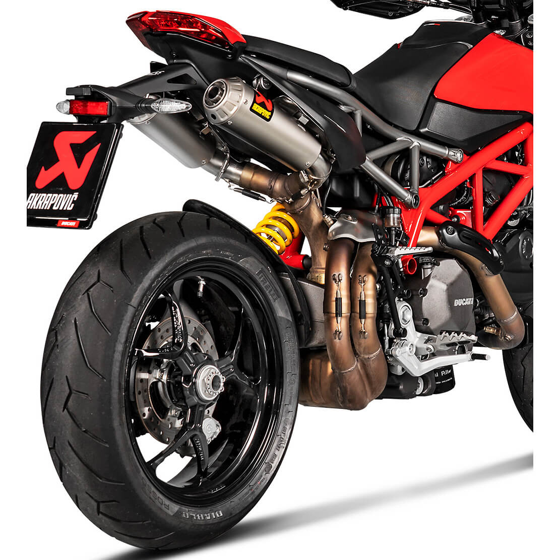 AKRAPOVIC スリップオンLINE／DUCATI Hypermotard Akrapovic GP Slip-On Exhaust Ducati Hypermotard 950 / 950 SP