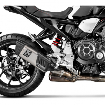 view Akrapovic S-H10SO21-ASZT Slip-on Line Tapered Exhaust, Silver for Honda CB1000R '18-'24