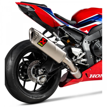 view Akrapovic Track Day Slip-on Exhaust for Honda CBR1000RR-R Fireblade SP '21-'23