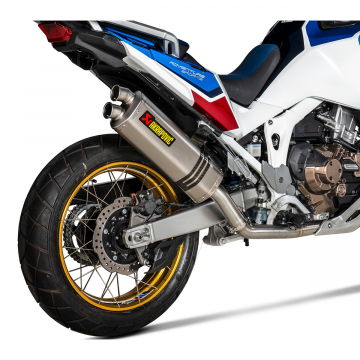view Akrapovic S-H11R2-WT/2 Racing Line Full Exhaust for Honda Adventure Sports '20-'21