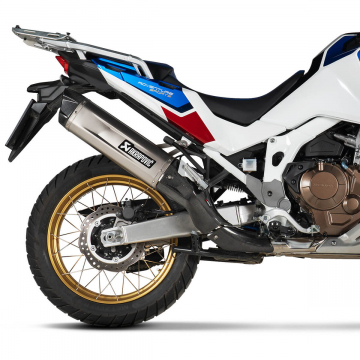 view Akrapovic S-H11SO2-HGJT Slip-on Line Exhaust, Titanium for Honda Africa Twin models '20-'23