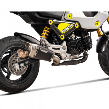 view Akrapovic S-H125SO4-ASZTBL Slip-on Line Exhaust, Black for Honda MSX125 Grom '22-