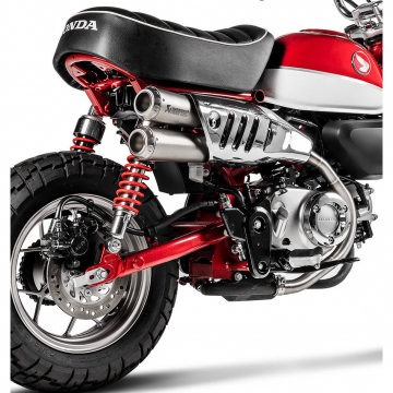 view Akrapovic S-H125SO5-FFT Slip-on Line Exhaust for Honda Monkey '17-'19