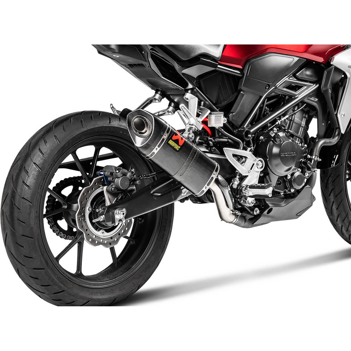 Akrapovic S-H3SO7-APC Slip-on Line Exhaust, Carbon for Honda