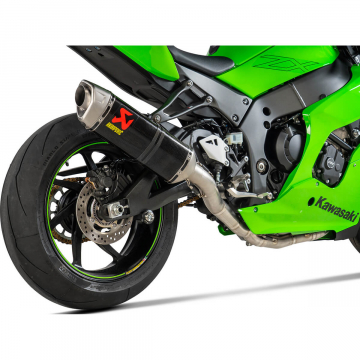 view Akrapovic S-K10R10-RC Racing Line Full Exhaust, Carbon for Kawasaki Ninja ZX-10R/RR '21-'24