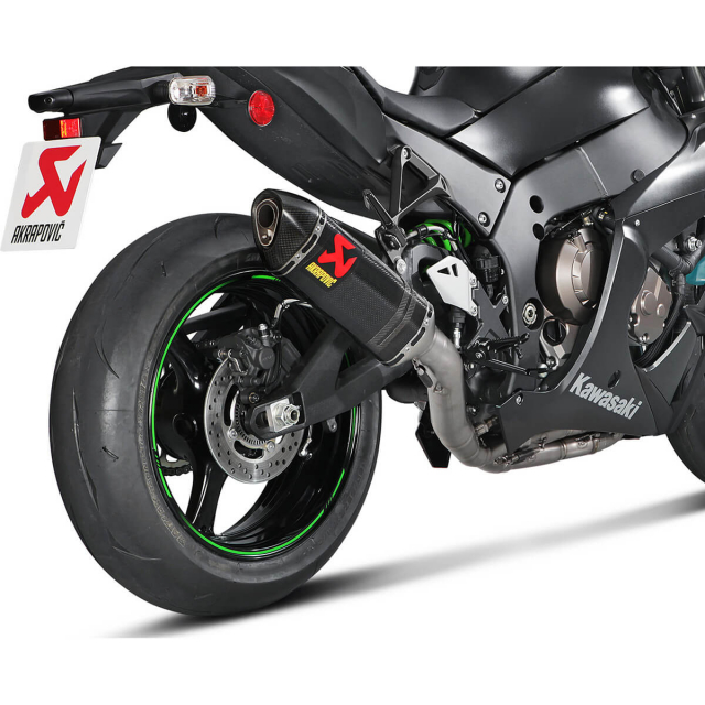 Akrapovic S-K10R9-ZC Racing Line Full Exhaust, Carbon for Kawasaki
